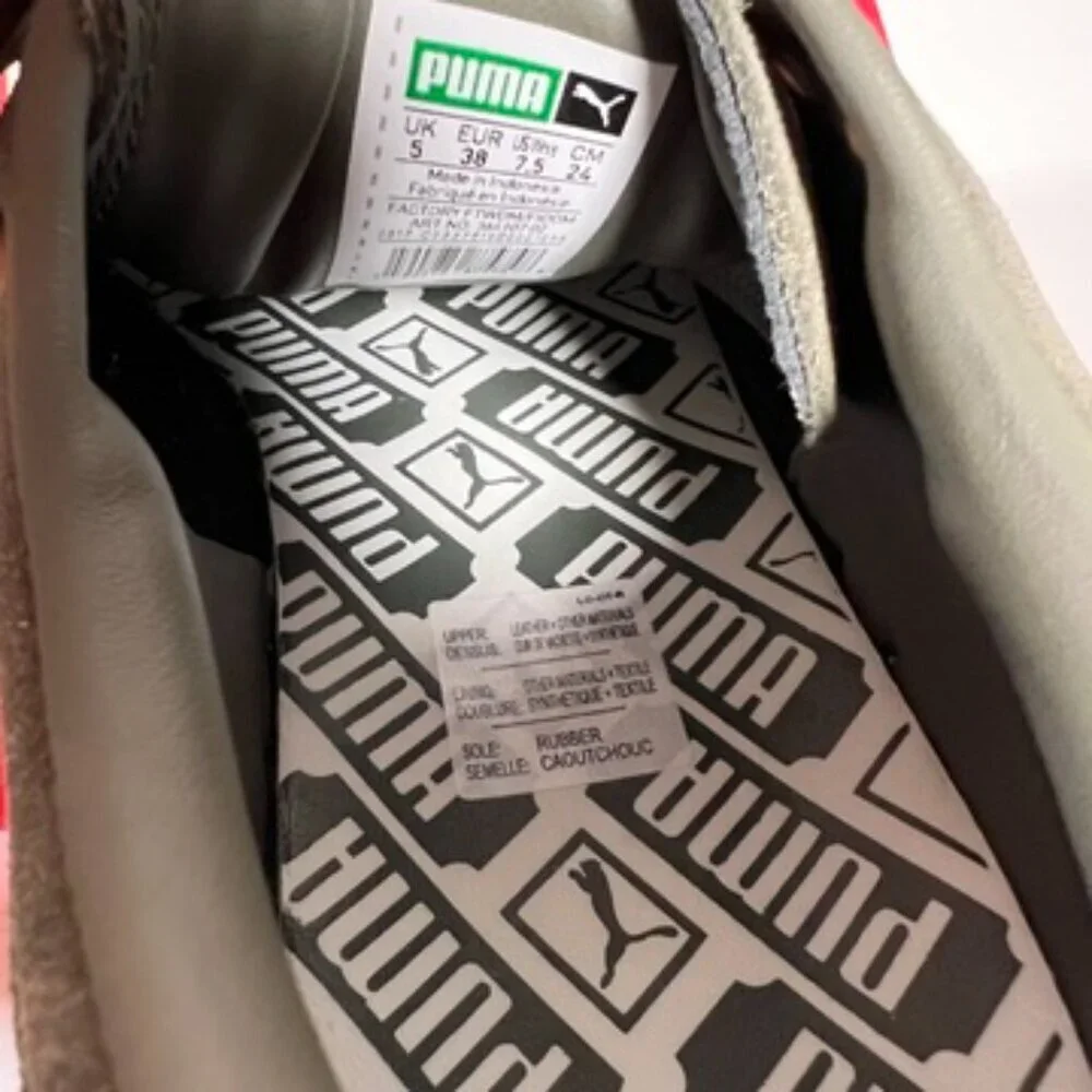 Puma Women's Size 7.5 Suede XL Lace VR Sneakers Green Olive Night Avocado Rivets